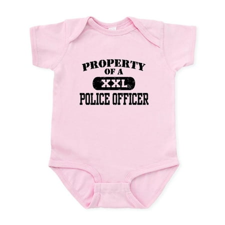 

CafePress - Property Of A Police Officer Infant Bodysuit - Baby Light Bodysuit Size Newborn - 24 Months