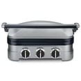 thumbnail image 2 of Cuisinart Stainless Steel 5-in-1 Griddler with Reversible Nonstick Grill and Griddle Plates, 1500 Watts, 2 of 7
