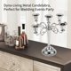 thumbnail image 3 of Candelabro de metal, candelabro de 5 brazos, candelabro vintage, candelabro clásico para mesa, 3 of 4