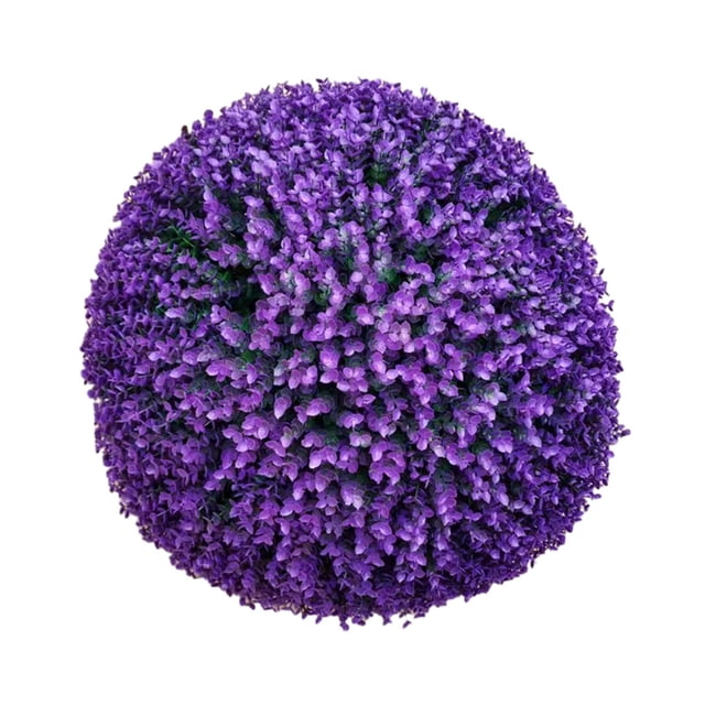 Xingzhi Artificial Grasses Balls Long-lasting Durability For Any Setting Wide purple blue 35cm 1Set