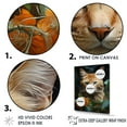 thumbnail image 3 of Designart "Enigmatic Havana Brown Feline" Animals Cat Floater Framed Canvas Art Print, 3 of 5