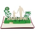 thumbnail image 1 of Creative 3D Three-Dimensional Greeting Card Father's Day Mother's Day Blessing Card Postcard Gift (Girl Father), 1 of 6