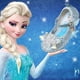 thumbnail image 1 of Zapatos de cristal de princesa de Disney, nuevos zapatos individuales para niñas, zapatos de diamantes de imitación de Frozen Aisha Sophia, zapatos de fiesta de actuación, plantilla de 33 cm de 20,0 Gao Jinjia LED, 1 of 2