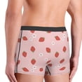 thumbnail image 3 of Goofa Hand Drawn Strawberry Printed Men's Boxer Briefs Underwear, Moisture-Wicking Underwear, Trunk,Soft and Breathable Cotton Underwear-XX-Large, 3 of 9