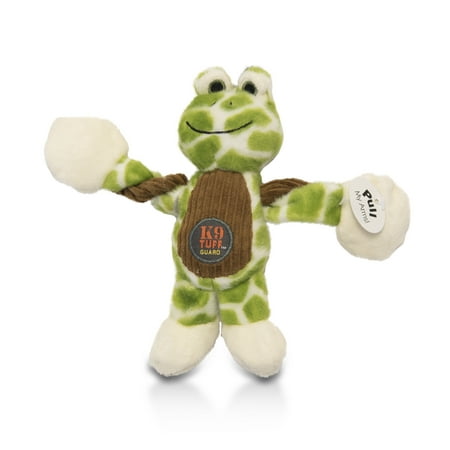 UPC: 0700603685702 | Charming Pet Baby Pulleez Frog Dog Toy  Green  XS
