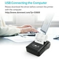 thumbnail image 3 of Bisofice Label printer,Ticket Printer With Bill Ticket Printer With Ios Android Receipt Bill Ticket Restaurant Sales Retail Printer 2 Inch Bt+usb Receipt Bill Printer With 57mm Ios Android Windows, 3 of 7