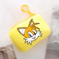 thumbnail image 5 of Nuevos monederos de peluche de Sonics, bolsas de almacenamiento con estampado de dibujos animados Kawaii, bolso de mano para niños, lindo bolso cuadrado con cremallera, regalos de cumpleaños para niño, 5 of 5