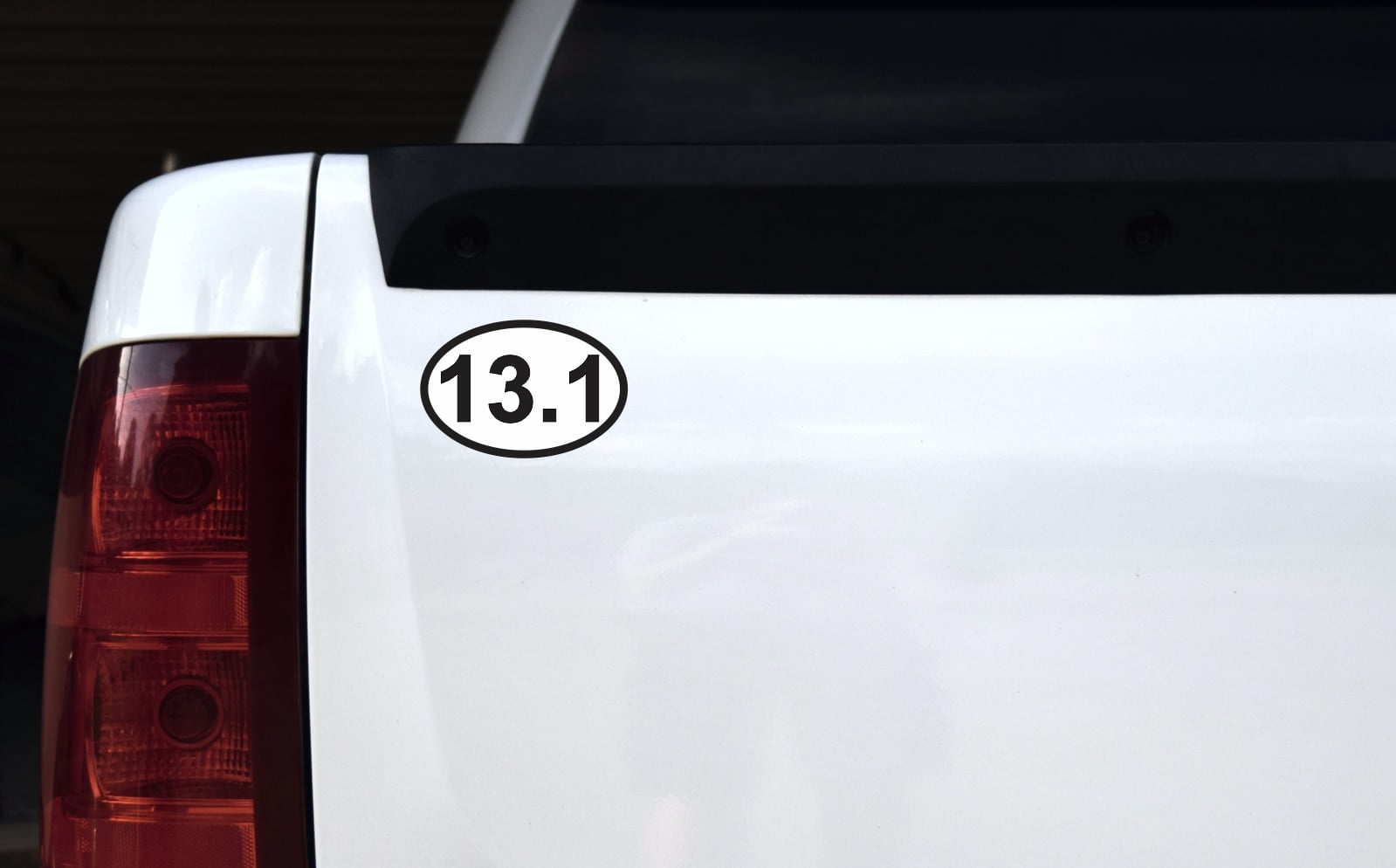 INDIGOS UG Adesivo Paraurti JDM - Sticker Auto Bianco Resistente - 127x76 Mm - Die Cut German Film