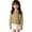 Yellow, variant on Posijego Little Girls Sweater Cardigans Hollow Knit Open Front Sweater Crew Neck Button Closure Cardigan Jackets