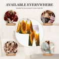 thumbnail image 7 of Lsque butterflies flying near sunflower in field Pattern Long Sleeve Pajama Set for Women - Soft 2-Piece Sleepwear and Loungewear Set with Pockets, Comfy Nightwear-Medium, 7 of 7