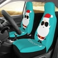 thumbnail image 3 of Haiem Cute Santa Claus Printed Car Seat Covers Set of 2, Universal Fit Car Seat Covers,Protective Seat Covers,Comfortable Car Seat Covers, Easy Installation Seat Covers, 3 of 9