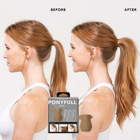 Kitsch PONYFULL Ponytail Volume Enhancer - Volumizing Ponytail Tool - Enhance Style