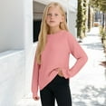 thumbnail image 5 of EnJoCho Children’s Round Neck Sweater with Pockets, Loose Fashionable Comfortable Casual Knit Top for Kids 3-14 Years Fall Outfits, 5 of 7