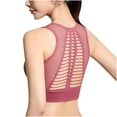 thumbnail image 5 of Tshirt Bras Women Pullover Bra Feature V-Neck Longline Bra Style W-1224 Pinks M, 5 of 7