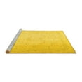 thumbnail image 2 of Ahgly Company Machine Washable Indoor Rectangle Persian Yellow Traditional Area Rugs, 8' x 12', 2 of 4