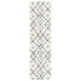 thumbnail image 6 of SAFAVIEH Venus Avaline Abstract Geometric Shag Area Rug, Ivory/Grey, 2'7" x 5', 6 of 10