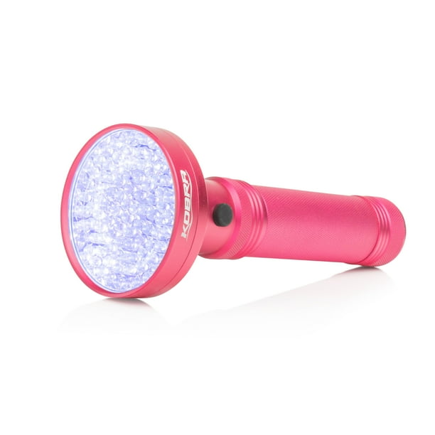 Linterna de luz negra UV KOBRA 395 nm 100 LED 18 W (rosa)