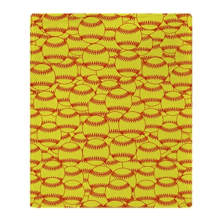 CafePress Softball Yellow Soft Fleece Throw Blanket 40x40 Inspiration Softball Throw Blanket CafePress Softball Yellow Soft Fleece Throw Blanket 40x40 Inspiration Softball Throw Blanket