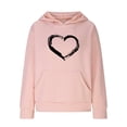 thumbnail image 5 of Mercatoo Teen Girls' Cute Sweatshirts with Hood Kids Oversized Long Sleeve Pullover Tops with Pocket Fall Winter School Trendy Clothes, 5 of 8