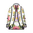 thumbnail image 3 of Pioneer Flower Floral Print Pattern Backpack for School, Cute School Bag with Adjustable Shoulder Straps and Padded Back, 15.3"x11"x7.1", 3 of 4