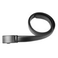thumbnail image 4 of Cinturón de cuero de PU para hombre Cinturón de negocios simple y moderno con hebilla automática para trabajo de oficina 125 cm, 4 of 10