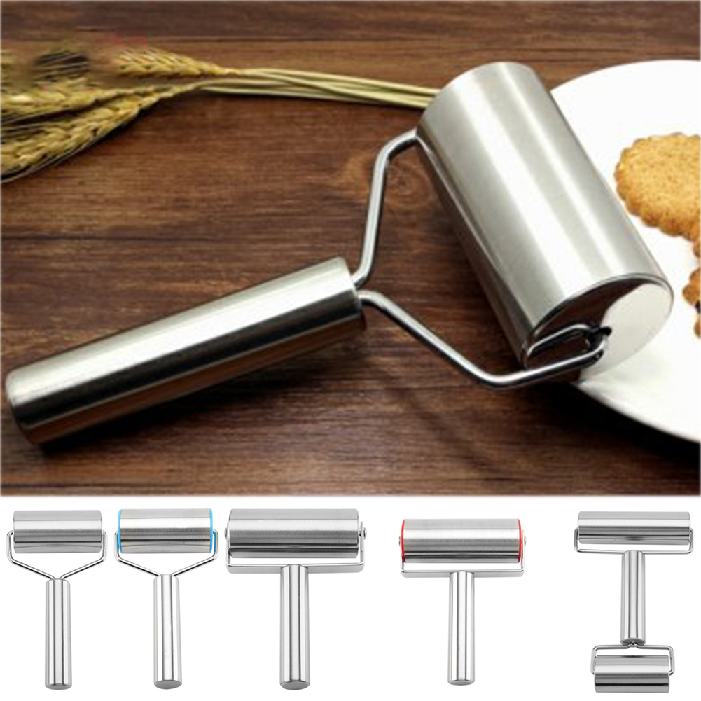 Cheers.US Stainless Steel Rolling Pin Pastry Pizza Fondant Bakers