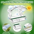 thumbnail image 2 of Window Bird Feeder with Strong Suction Cups - Clear Acrylic Removable Seed Tray with Drain Holes - Up-Close Outdoor Bird Watching - Keeps Nuts & Seeds Fresh and Dry, 2 of 9