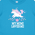 thumbnail image 4 of Inktastic My Mimi Loves Me Unicorn Girls Baby T-Shirt, 4 of 5