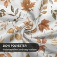 thumbnail image 4 of Fall Tablecloth Round 70 Inch Burnt Orange Watercolor Maple Leaves Table Cloth,Stain Resistance Polyester Thanksgiving Harvest Table Covers for Kitchen Dining,Small Tablecloth for Party Picnic, 4 of 6