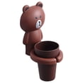 thumbnail image 1 of Soporte para cepillo de dientes Animal de dibujos animados Bebé Niños Taza de lavado Colgante de pared Organizador de artículos de tocador Tipo 2 Estante para cepillos de dientes Vogacara HA003923-04B, 1 of 6