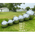 thumbnail image 6 of Inflatable PVC Mirror Ball Set – Silver Reflective Gazing Balls for Christmas, Birthday Parties, Events & Outdoor Décor (Set of 6), 6 of 8