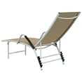 thumbnail image 5 of vidaXL Patio Lounge Chair Outdoor Sunbed Sunlounger Textilene and Aluminum, 5 of 7