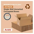 thumbnail image 3 of TiaGOC 12 x 8 x 6 Corrugated Cardboard Boxes, Small 12"L x 8"W x 6"H, Pack of 25 | Shipping, Packaging, Moving, Storage Box for Home or Business, Strong Wholesale Bulk Boxes, 3 of 6