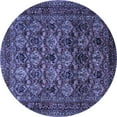 thumbnail image 1 of Ahgly Company Indoor Round Persian Blue Traditional Area Rugs, 7' Round, 1 of 4