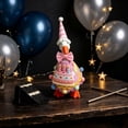 thumbnail image 6 of RUINIXCW 7 Inch Birthday Desk Goose Outfits Desktop Duck Outfit Mini Porch Goose Outfit for Desk Goose Figurine Felt Desk Goose Clothes Hat Bowtie Set (No Goose), 6 of 8