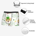 thumbnail image 3 of Yiaed happy dog. St. Patricks Day Print Men's Soft Cotton Boxer Shorts Breathable Boxers Underwear Moisture-Wicking Underwear Stretch Boxer Briefs for Man-X-Large, 3 of 5