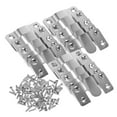 thumbnail image 1 of LEEYNEER20 Pcs Interlock Hanging Bracket Flush Mount Adjustable Pans Silver, 1 of 8