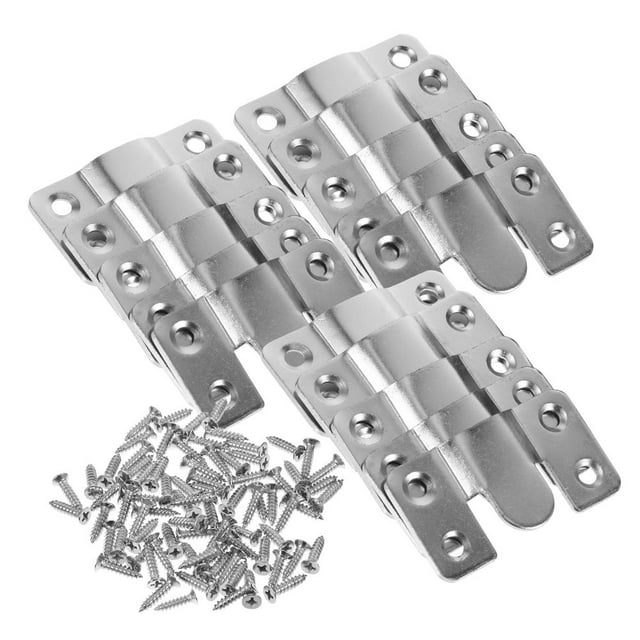 LEEYNEER20 Pcs Interlock Hanging Bracket Flush Mount Adjustable Pans Silver