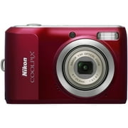 Nikon Coolpix L20 10 Megapixel Compact Camera, Deep Red