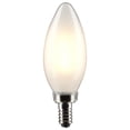 thumbnail image 2 of Satco 4w B11 LED 2700K Candelabra Base Frosted Dimmable - 40w equiv, 2 of 3