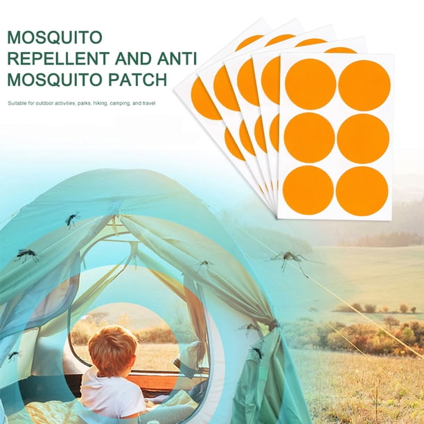 Pegatinas Repelentes De Mosquitos 30 pegatinas antimosquitos, pasta desechable repelente de mosquitos para niños y adultos