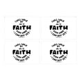 thumbnail image 2 of MKHERT Christian Bible Verse Corinthians I Will Walk by My Faith Placemats Table Mats for Dining Room Kitchen Table Decoration 12x18 inch,Set of 4, 2 of 4