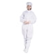 thumbnail image 5 of Ropa de aislamiento para hombres y mujeres/ropa protectora desechable de botas para adultos Unisex prevención de líquidas a prueba de po XL blanco Yotijar Trajes de overoles, 5 of 7
