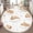 Color 4, variant on Washable Non Slip 4ft Round Rug, Scandinavian Nursery Boho Rainbow Print Circle Area Rugs with Tassels Carpet for Nursery Bedroom Living Room Playroom Tent rug Tent Castle