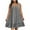 Gray, variant on Plus Size Tank Dresses for Women Summer Sleeveless Crew Neck Solid Color Ruffle Flowy Short Dresses Sundress Beige L