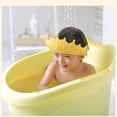 thumbnail image 3 of TELOLY Toddler Baby Shower Cap Bath Hat Bathing Safe Silicone Protection Children'S Shampoo Cap Adjustable Tear-Free for Toddler Kids Hair Washing Accessory, 3 of 7