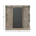 thumbnail image 3 of DecMode Indoor Brown Wood Farmhouse Abstract Wall Decor, 3 of 10