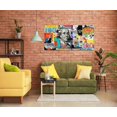 thumbnail image 2 of HFDF Colorful Artwork for Home Walls Large Dollar Money Canvas Wall Picture Color Graffiti Money Art Prt Gift Choice for Women Men Gallery-Wrapped Easy to Hang- 16x12inch Framed, 2 of 6