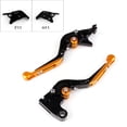thumbnail image 1 of Levier d'Embrayage de Frein Extensible Pliable Réglable pour Ducati Aprilia RSV MILLE/R Gold, 1 of 1