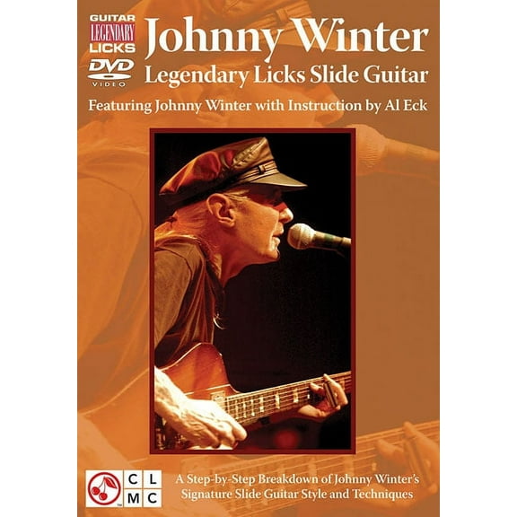 JOHNNY WINTER LEGENDARY LICKS SLIDE GUITAR DVD